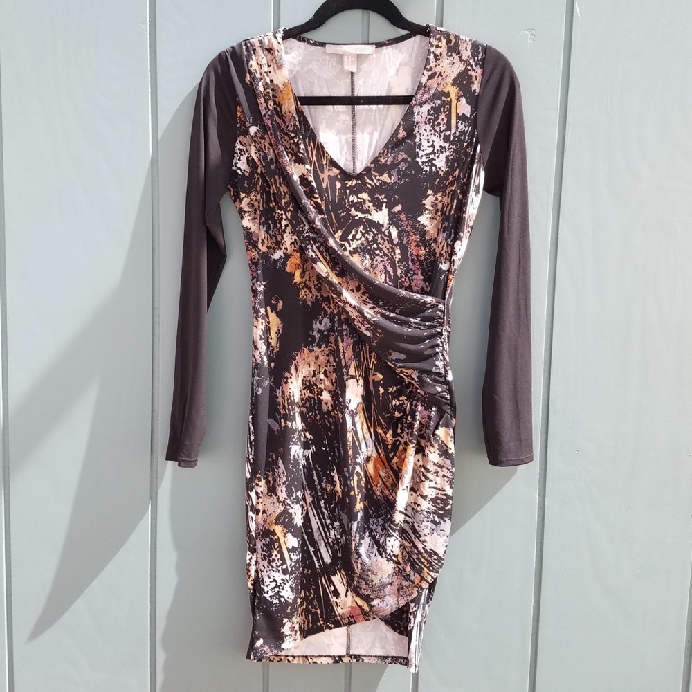 Beautiful faux wrap dress NWOT